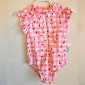 Mia & Miles Girls Toddler Bathingsuit